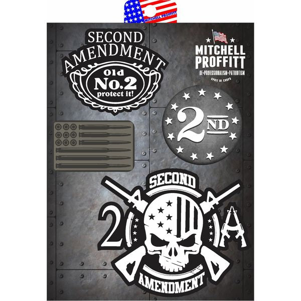 Second Amendment Sticker Sheet