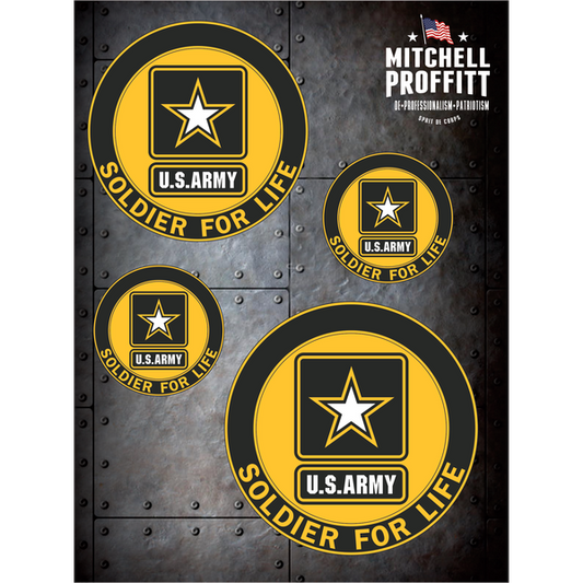 Soldier for Life on Sticker Sheet