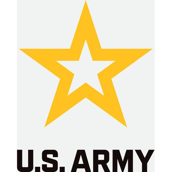 New Army Star 3.5"x4.5" Decal