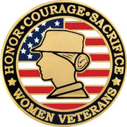 Women Veterans Honor Courage Sacrifice Sticker