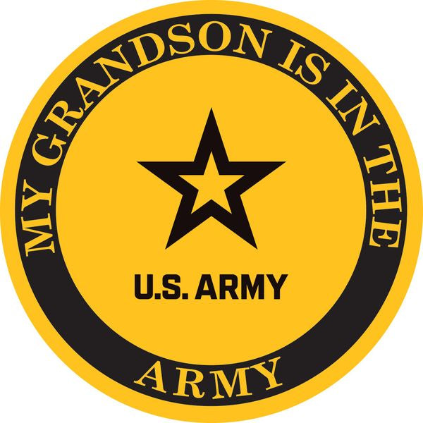 My Grandson is in the U.S. Army w/ New Army Star Decal