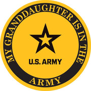 My Granddaughter is in the U.S. Army w/ New Army Star Decal