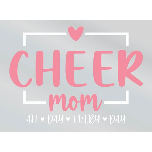 Cheer Mom Pink Decal