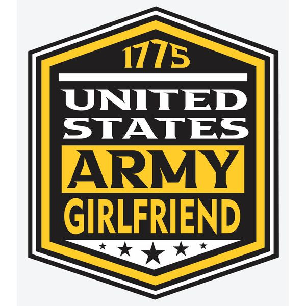 United States Army Girlfriend 1775 Decal