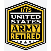 United States Army Retired 1775 Decal