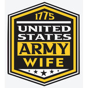 United States Army Wife 1775 Decal