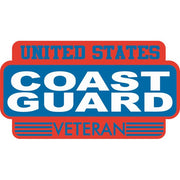 United States Coast Guard Veteran Sticker