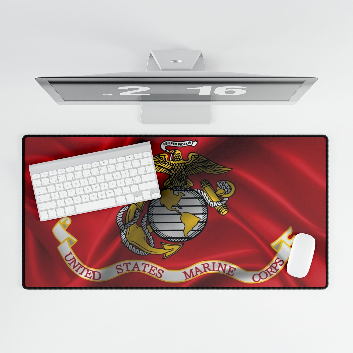 USMC Flag Desk Pad