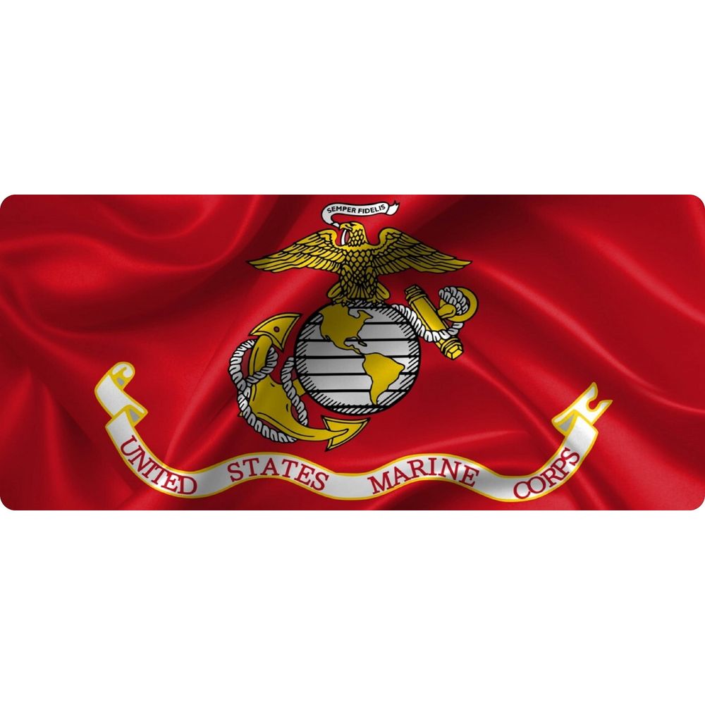 USMC Flag Desk Pad