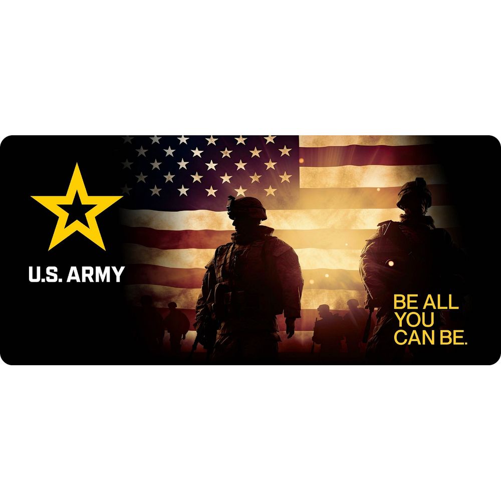 New Army Star with American Flag Desk Pad
