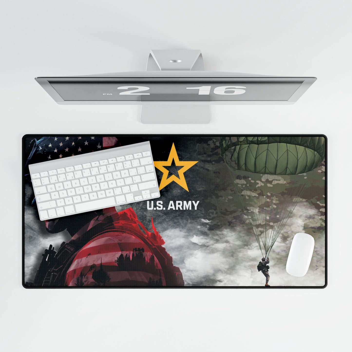 New Army Star & Parachute Desk Pad