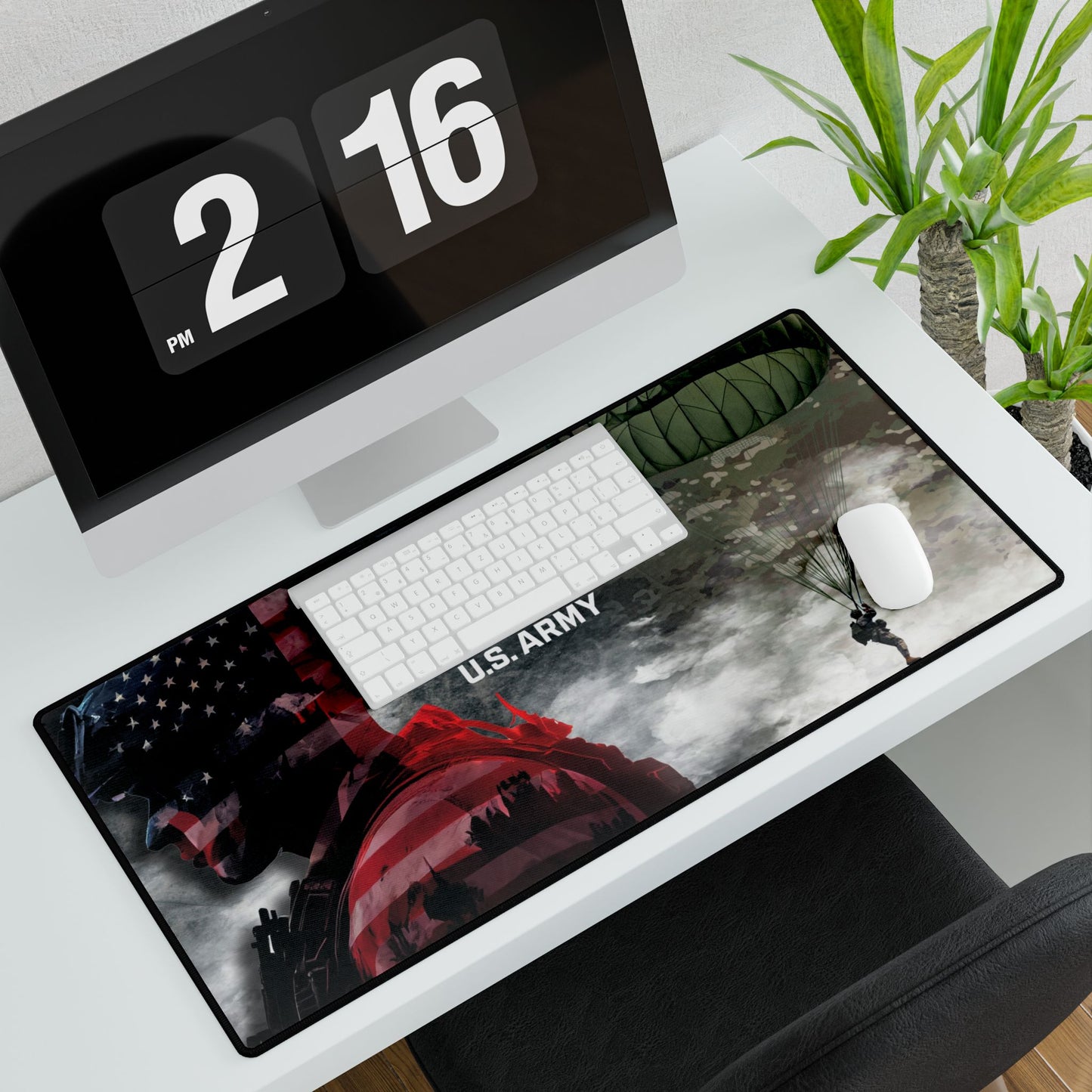 New Army Star & Parachute Desk Pad