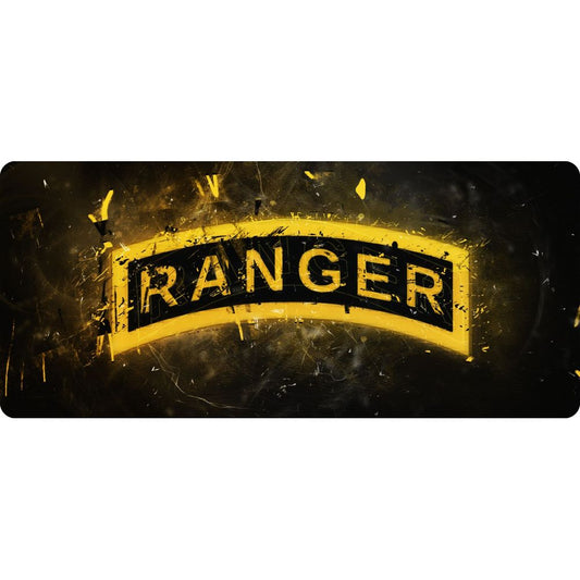 US Army Ranger Tattered Arc Desk Pad