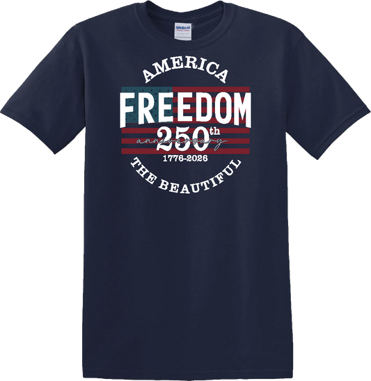 America  the Beautiful 250th 1776-2026 T-Shirt