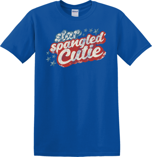 Star Spangled Cutie Design Full Front Shirt