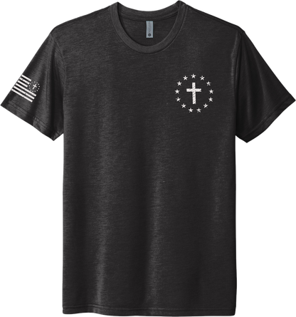 One Nation Under God Design on Vintage Heavy Metal T-Shirt