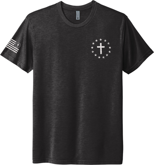 One Nation Under God Design on Vintage Heavy Metal T-Shirt