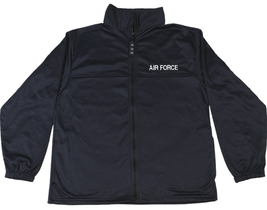 US Air Force Embroidered on Blue Soft Shell Jacket