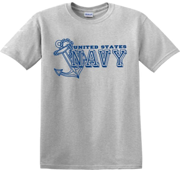 United States NAVY on Grey Children's T-Shirt