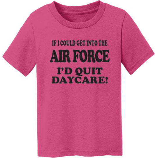 Air Force Daycare Imprint on Toddler Shirts