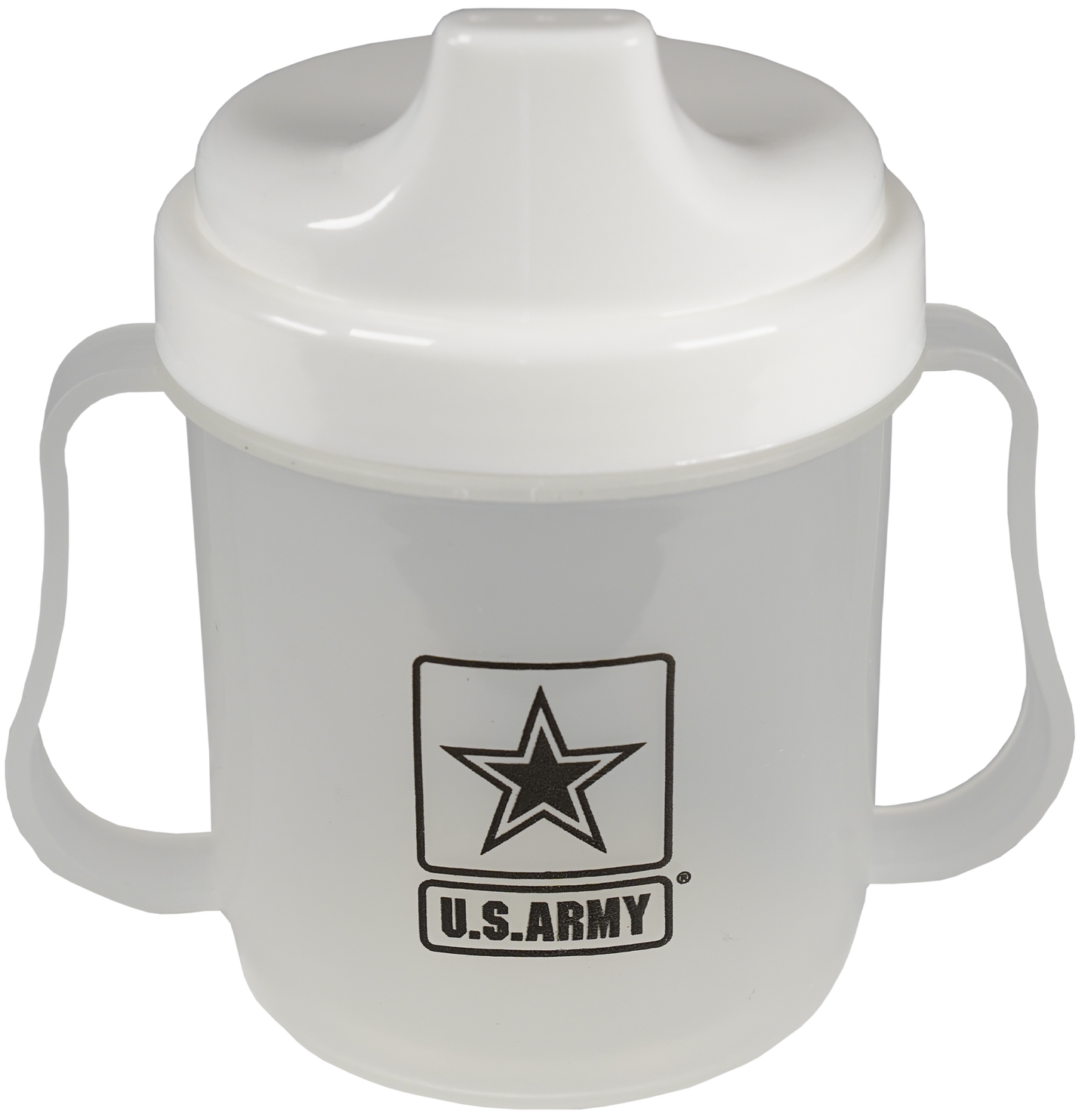 U.S. Army Star on 5 oz. Clear Sippy Cup