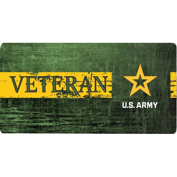 US Army Veteran Distressed License Plate