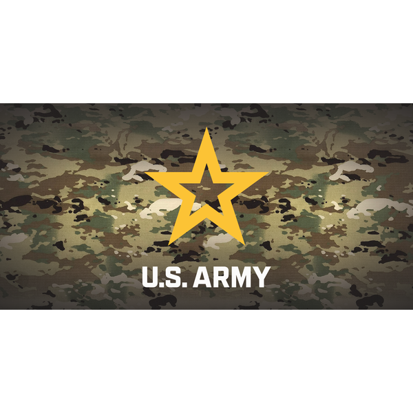 US Army Camoflauge License Plate