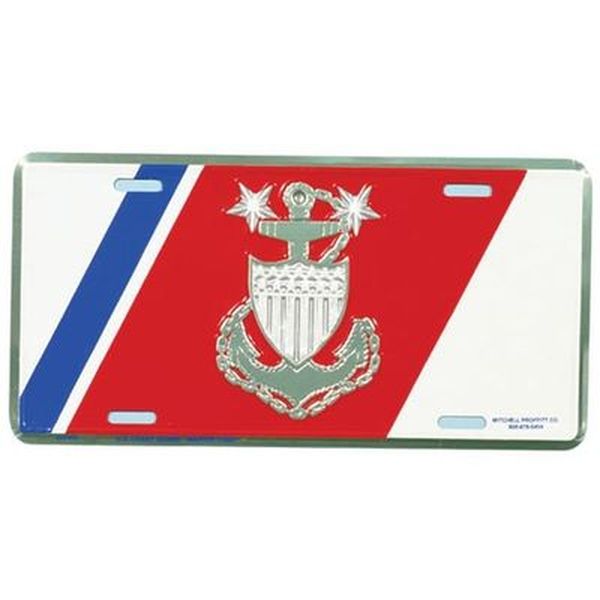 USCG Master Chief License Plate