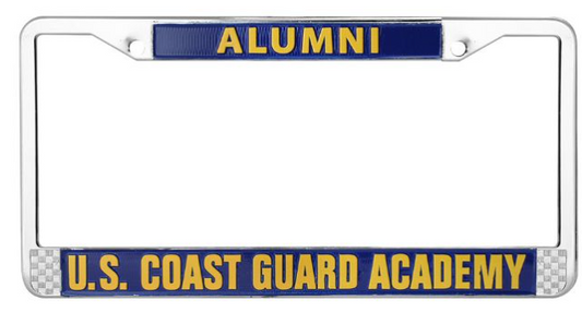 U.S Coast Guard Academy Alumni License Plate Frame