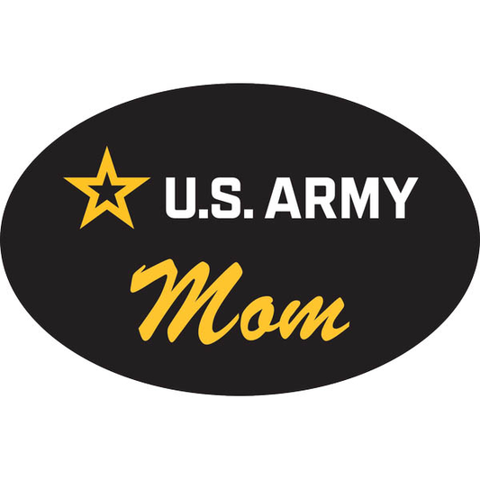 US Army MOM Star Oval Magnet