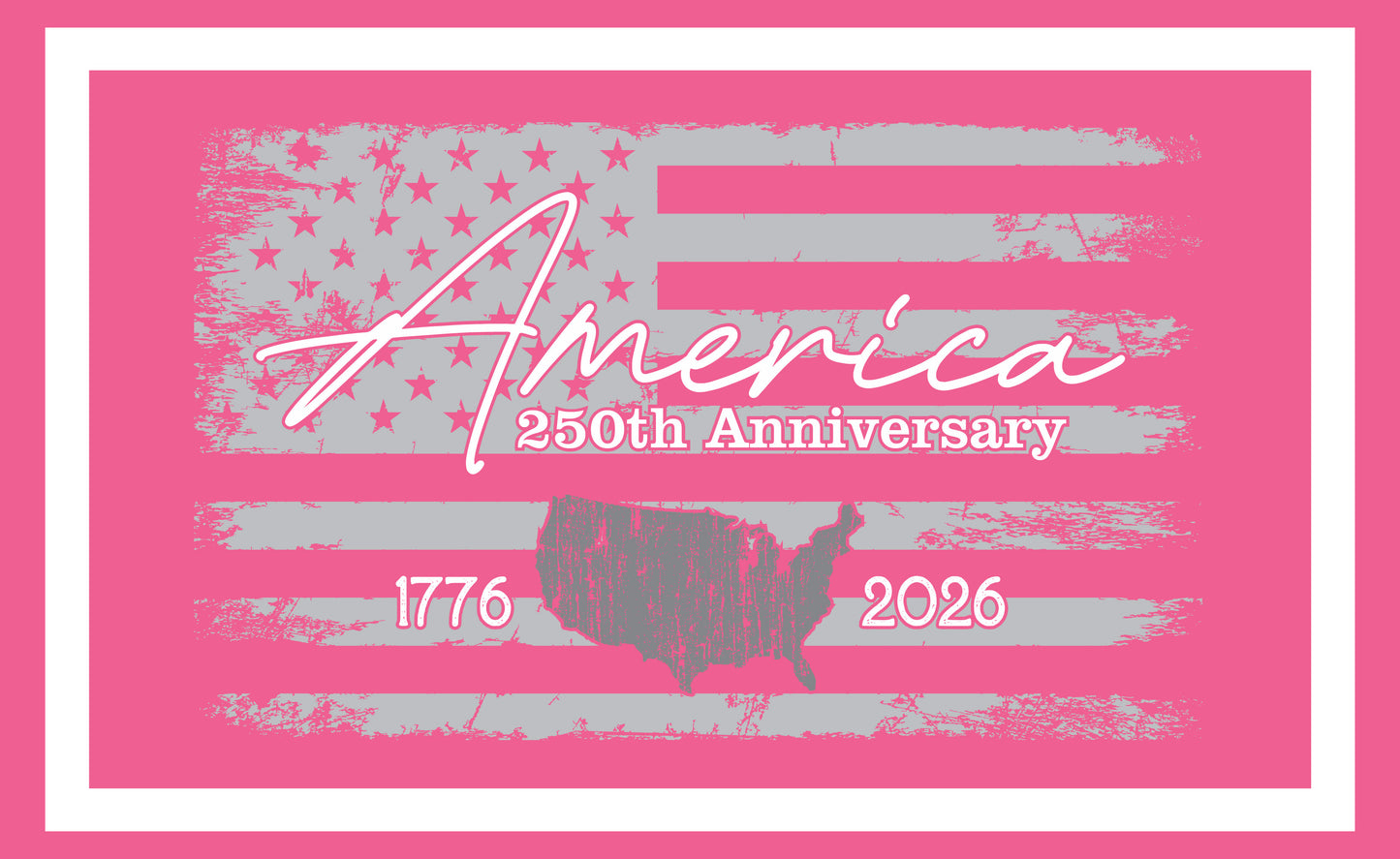 Sub Magnet - America 250th Anniversary Pink Design