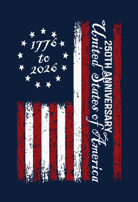 Sub Magnet - America 250th Anniversary 1776 - 2026 Vertical Flag Design