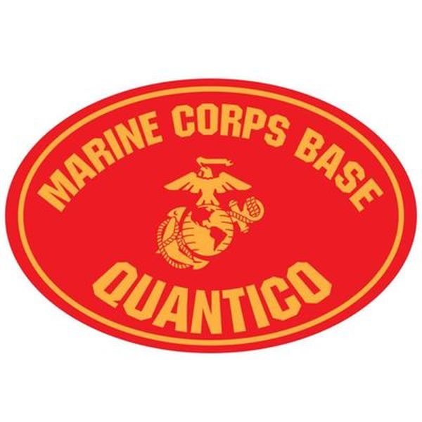 USMC Marine Corps Quantico Oval Magnet – Honor Country