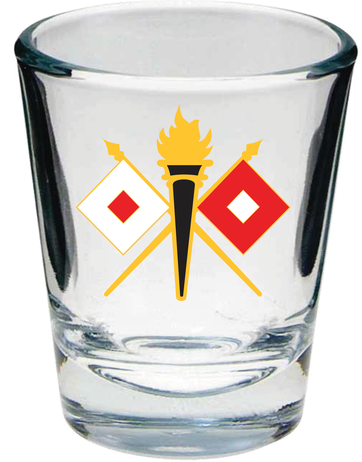Signal Corps Shot Glass