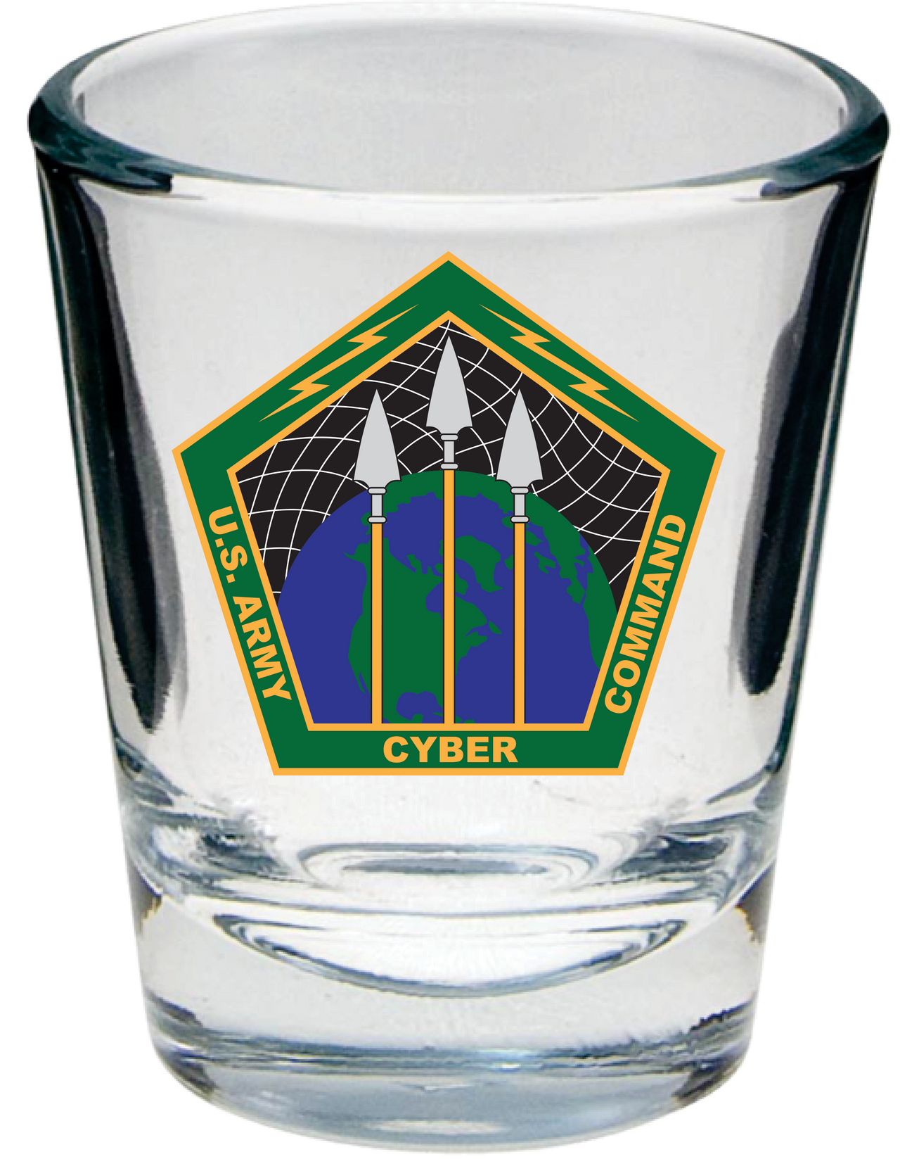 Cyber Command Shot Glass