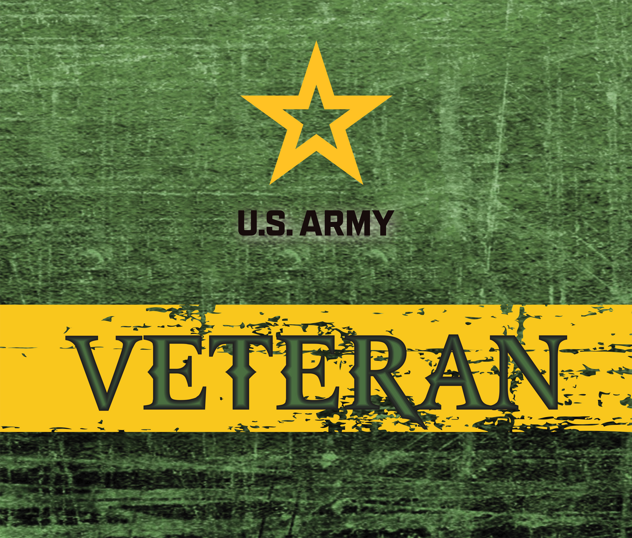 U.S. Army Star VETERAN Design on Mouse Pad