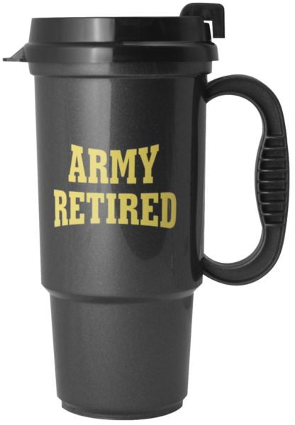 Army Retired Travel Mug