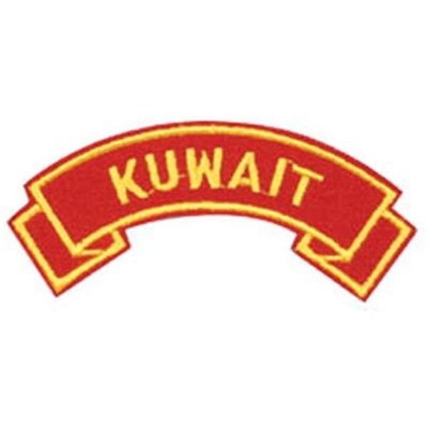 Kuwait Yellow on Red Shoulder Rocker Patch – Honor Country