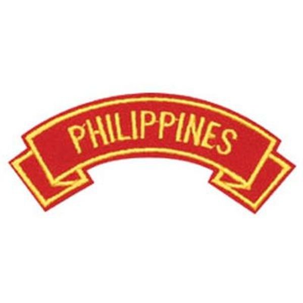 Philippines Yellow on Red Shoulder Rocker Patch