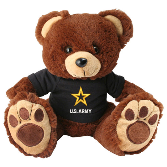 U.S. Army Star on BIg Foot Brown Bear