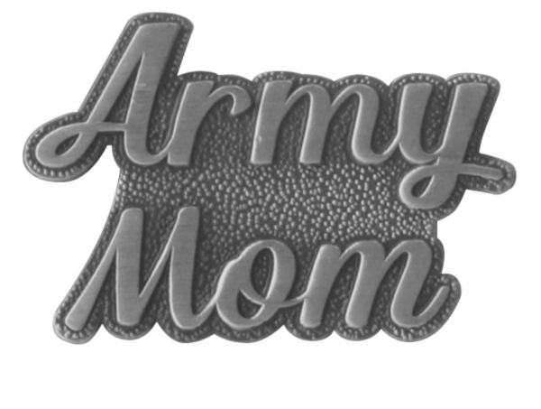 Army Mom Scripted Lapel Pin