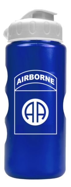 82nd Airborne on 22 oz. Plastic Bottle