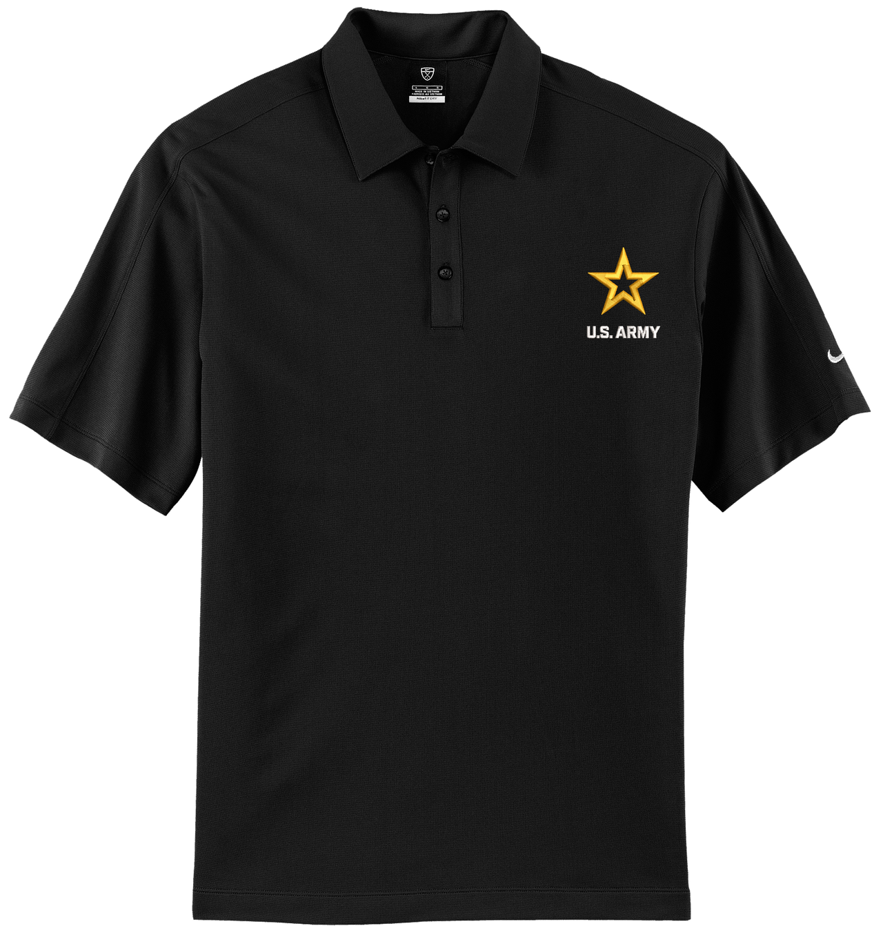 US Army Star Embroidered on NIKE Polo