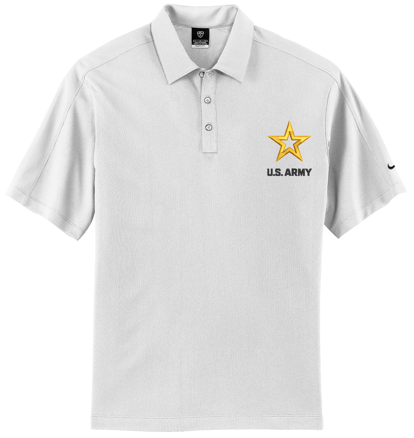 US Army Star Embroidered on NIKE Polo