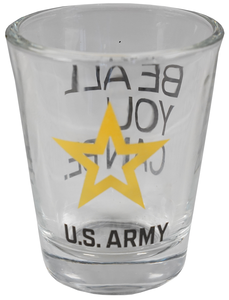 New Army Star and Be All You Can Be, Two-Sided Shot Glass