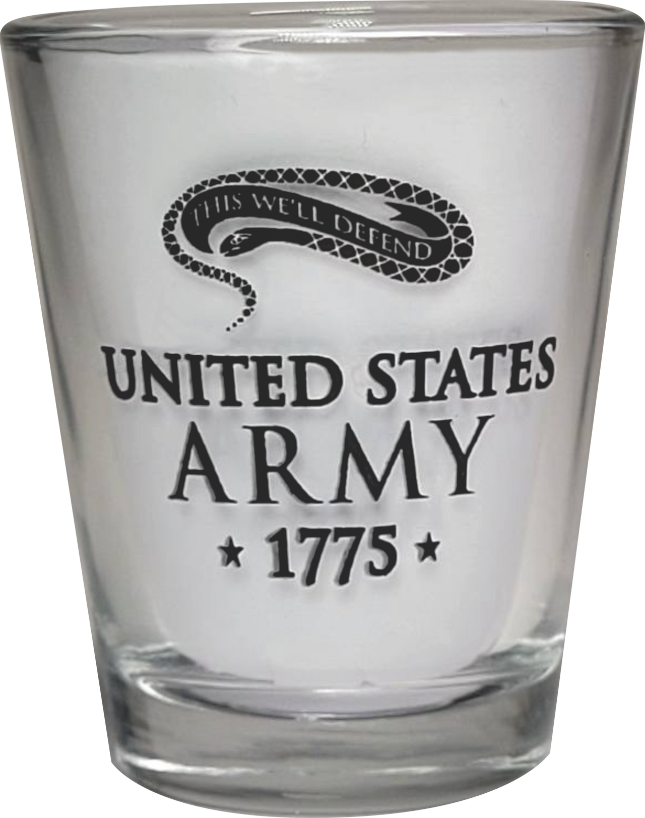 United States Army 1775 This Will Defend Shot Glass