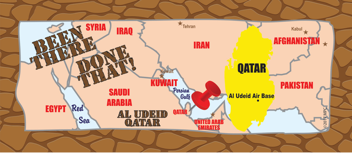 Al Udeid Been There Done That Shot Glass