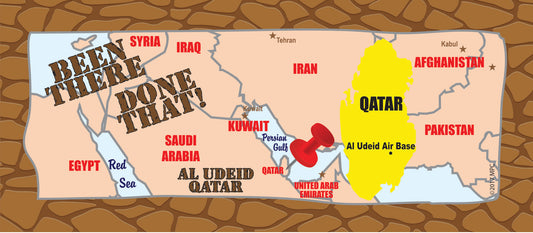 Al Udeid Been There Done That Shot Glass