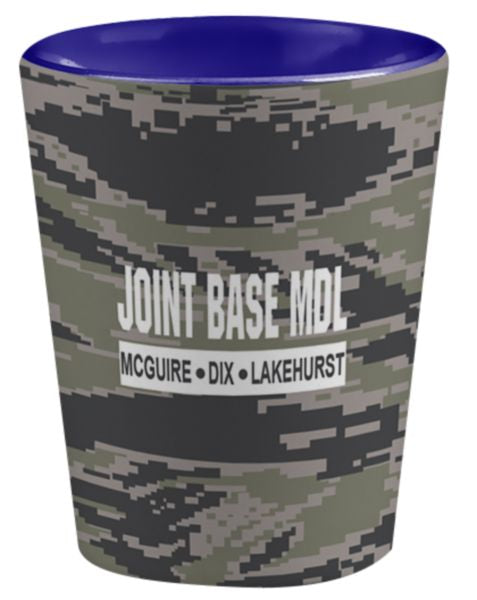 Joint Base MDL - McGuire, Dix, Lakehurst Full Color Sublimation Shot Glass