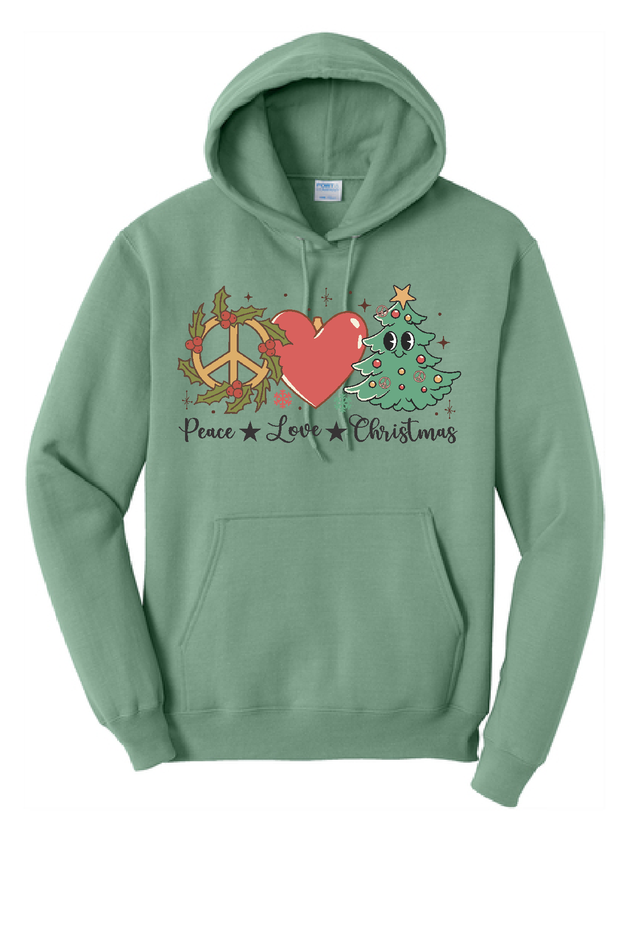 Peace, Love & Christmas Hoodie